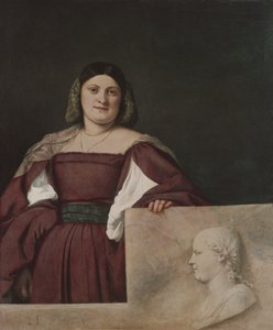 Portrait of a Lady (La Schiavona), c.1510-12  by Tiziano Vecelli